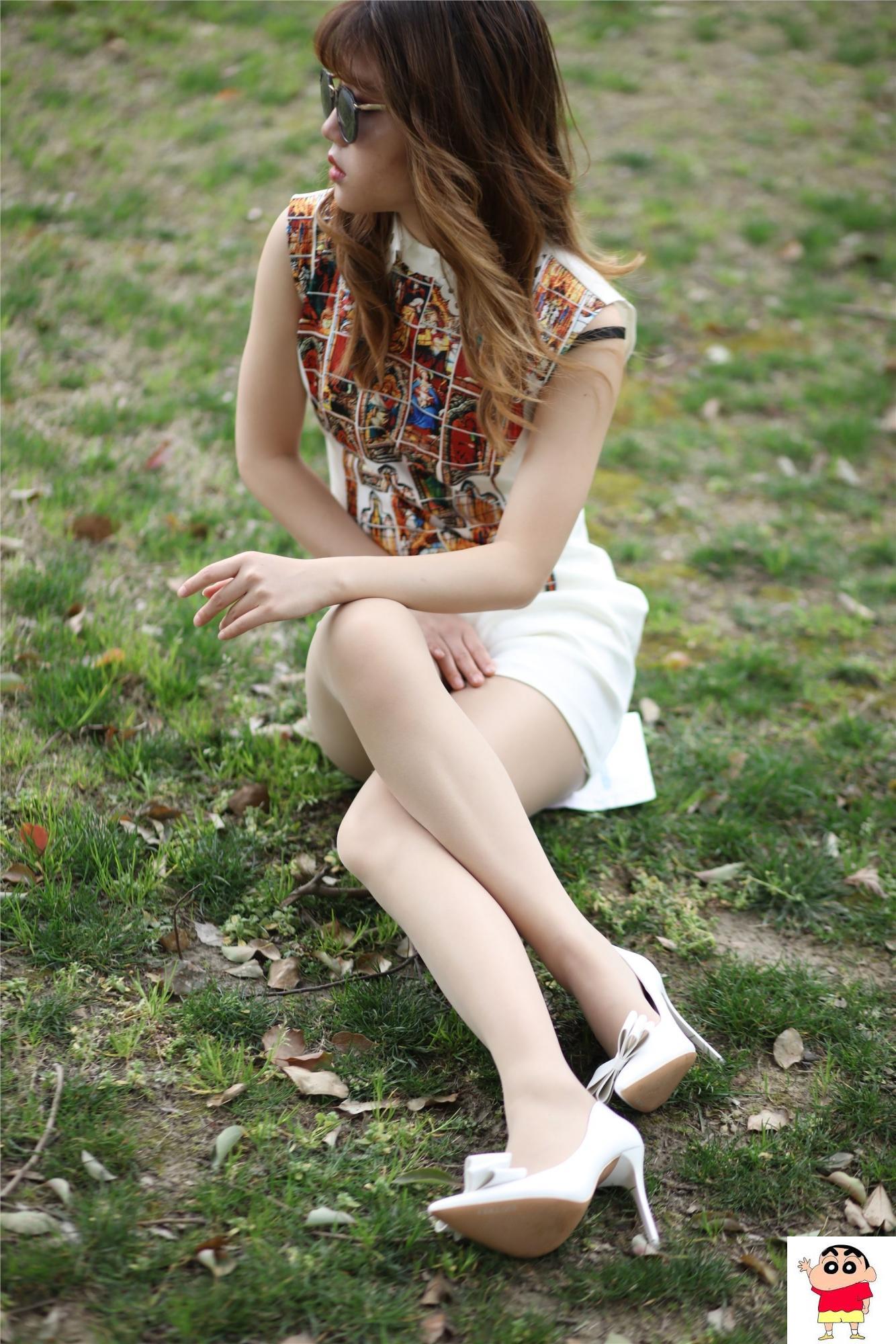 【奈丝写真】NO.058 高高-坐好了，大白腿【34P】